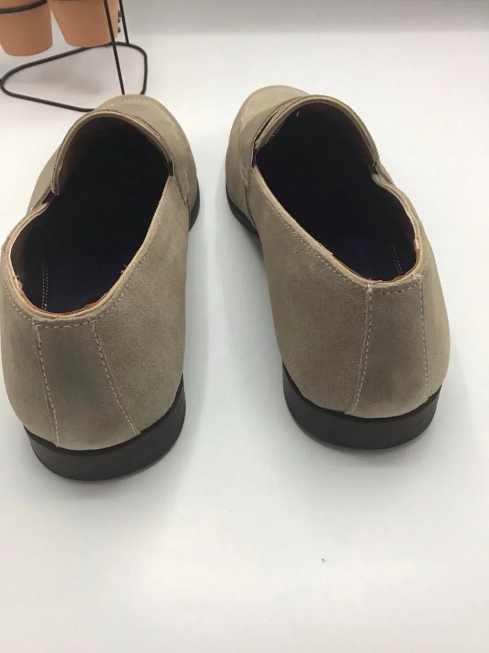 Steve Madden Men's Traviss Crush Back Penny Loafers, Desert, Size 10.5 D